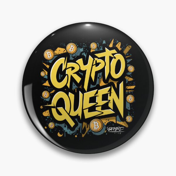 Item preview, Crypto Queen Bitcoin HODLer Cryptocurrency Enthusiast Design designed and sold by RadDeck.