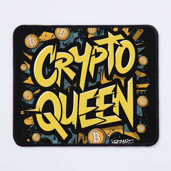 Item preview, Crypto Queen Bitcoin HODLer Cryptocurrency Enthusiast Design designed and sold by RadDeck.