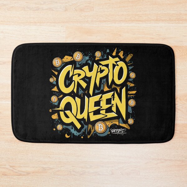 Item preview, Crypto Queen Bitcoin HODLer Cryptocurrency Enthusiast Design designed and sold by RadDeck.