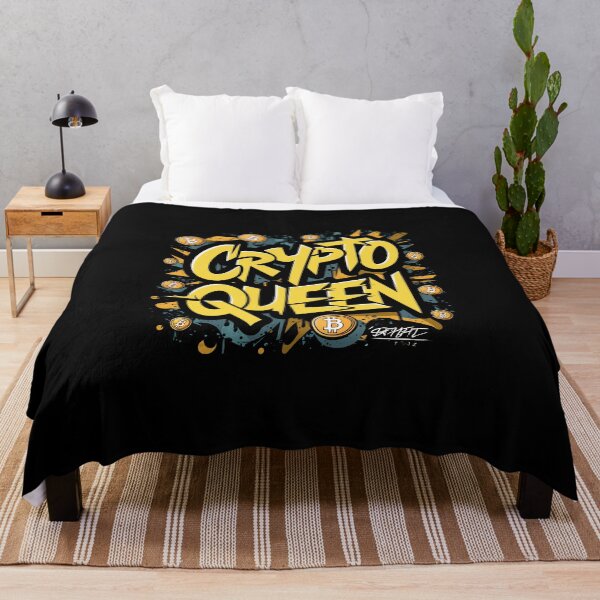 Item preview, Crypto Queen Bitcoin HODLer Cryptocurrency Enthusiast Design designed and sold by RadDeck.