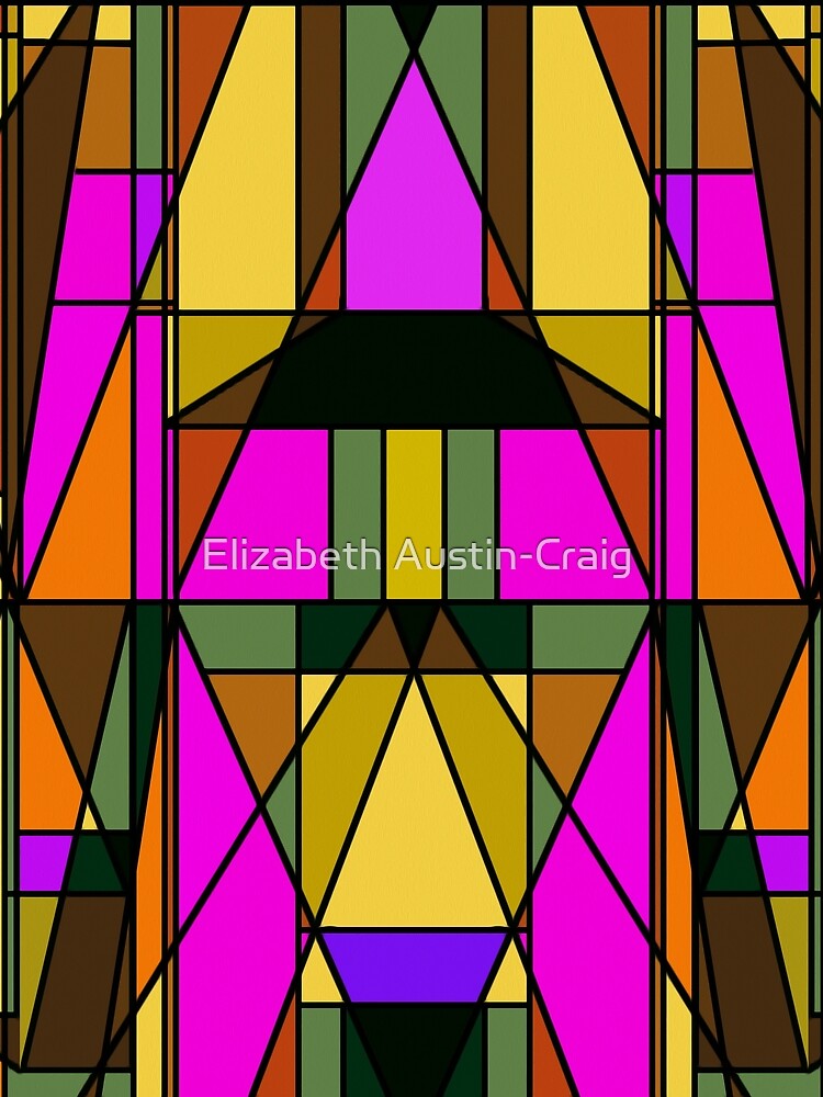 Thumbnail 3 of 3, Scarf, Stained Glass Window Design designed and sold by Rosh.