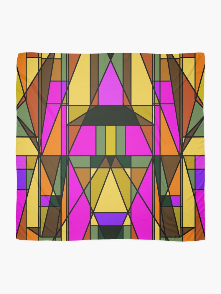 Thumbnail 2 of 3, Scarf, Stained Glass Window Design designed and sold by Rosh.