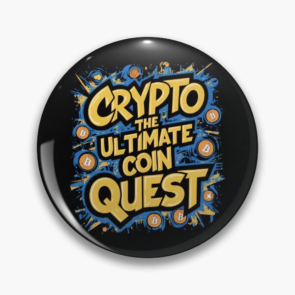 Item preview, Crypto The Ultimate Coin Quest Bitcoin Wealth Crypto Investment Design designed and sold by RadDeck.