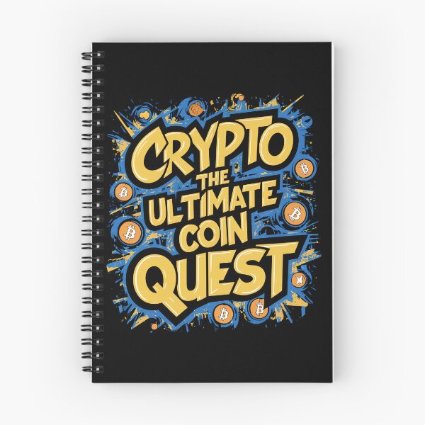 Item preview, Crypto The Ultimate Coin Quest Bitcoin Wealth Crypto Investment Design designed and sold by RadDeck.
