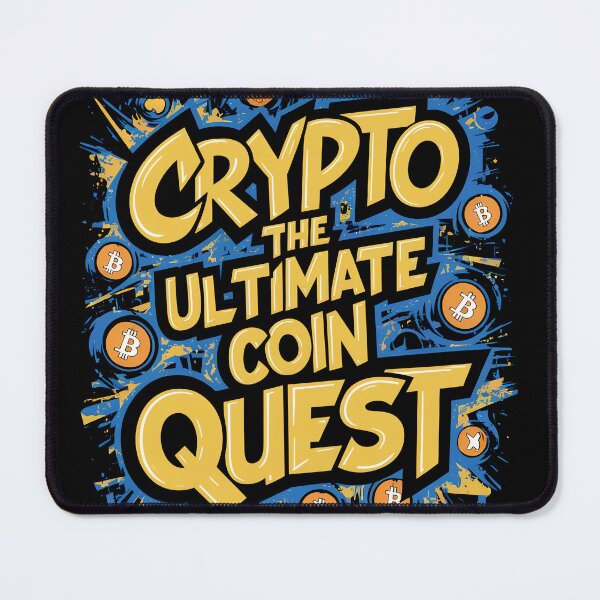 Item preview, Crypto The Ultimate Coin Quest Bitcoin Wealth Crypto Investment Design designed and sold by RadDeck.