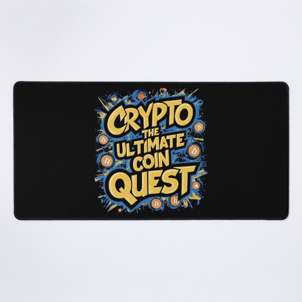 Item preview, Crypto The Ultimate Coin Quest Bitcoin Wealth Crypto Investment Design designed and sold by RadDeck.