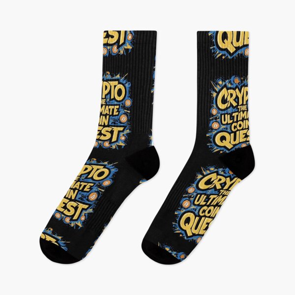 Item preview, Crypto The Ultimate Coin Quest Bitcoin Wealth Crypto Investment Design designed and sold by RadDeck.