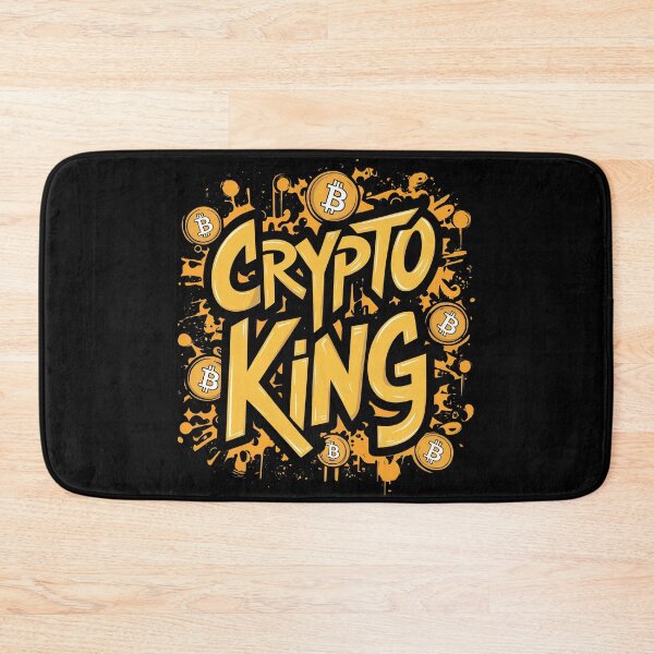 Item preview, Crypto King Bitcoin Investor Cryptocurrency Portfolio Design designed and sold by RadDeck.
