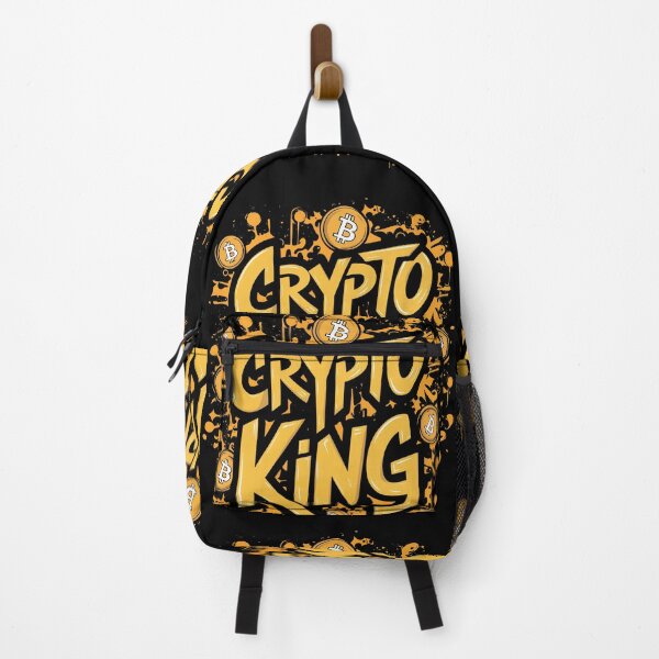 Item preview, Crypto King Bitcoin Investor Cryptocurrency Portfolio Design designed and sold by RadDeck.
