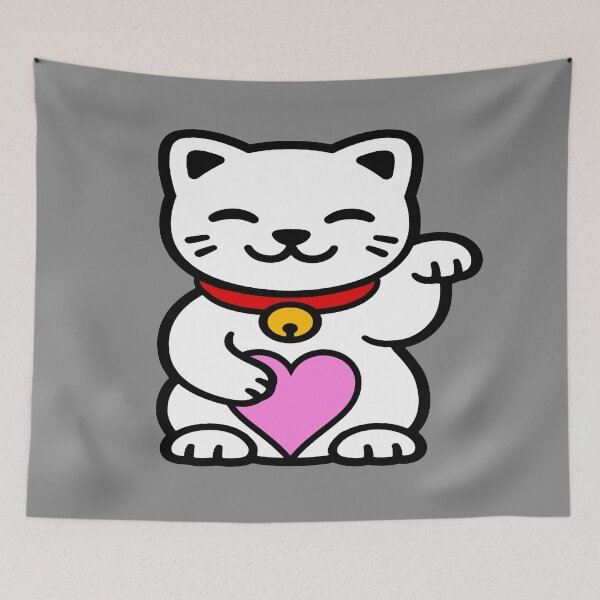 Item preview, Lucky Cat With Valentine Heart designed and sold by Anger-Creations.