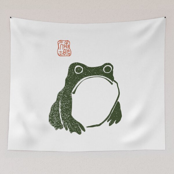 Item preview, Matsumoto Hoji Grumpy Frog  designed and sold by Ilinoa.