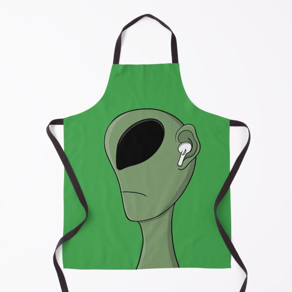 Item preview, Alien Wearing Earphones designed and sold by shopdiego.