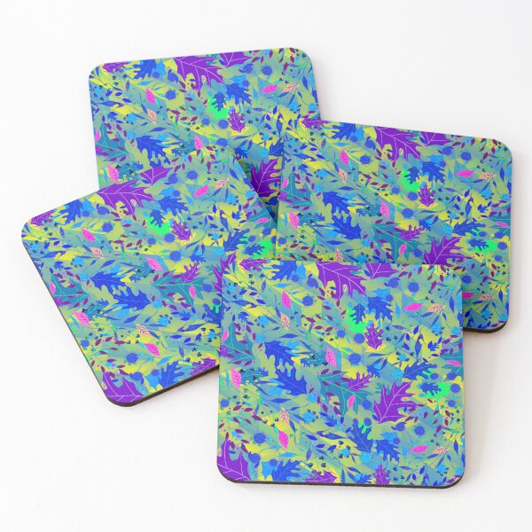 Item preview, Bright Colours Leaves Random Pattern  designed and sold by Pattern Hub.