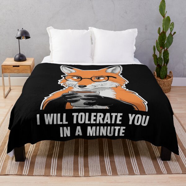 Item preview, I Will Tolerate You in a Minute Funny Saying designed and sold by Quirky Shirts.