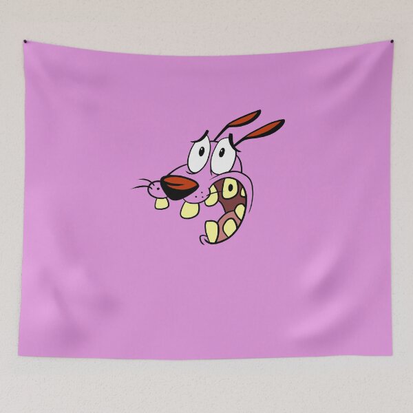 Item preview, courage dog face  designed and sold by Blck-Acid-Devil.