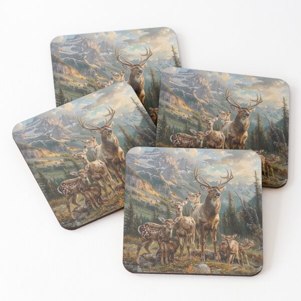 Item preview, Western and Wildlife - Deers designed and sold by Myra365Art.