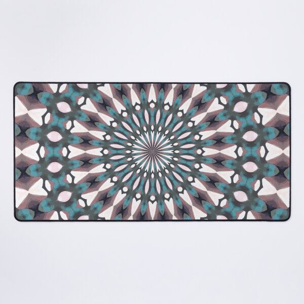 Item preview, Symmetrical Geometric Design 15 Turquoise Red White designed and sold by taiche.