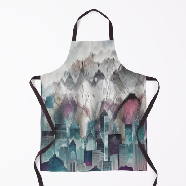 Item preview, Watercolors Sky Cloud Curtains designed and sold by TriForceDesign.