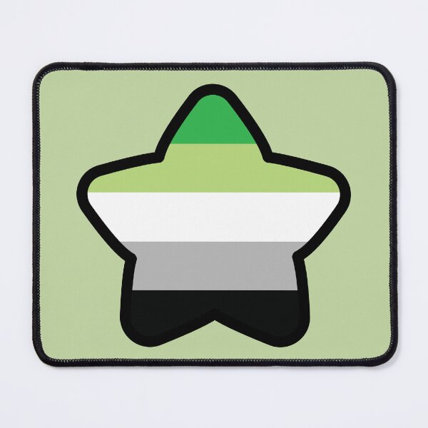 Item preview, Aromantic Flag Star designed and sold by deadbeatprince-typography.