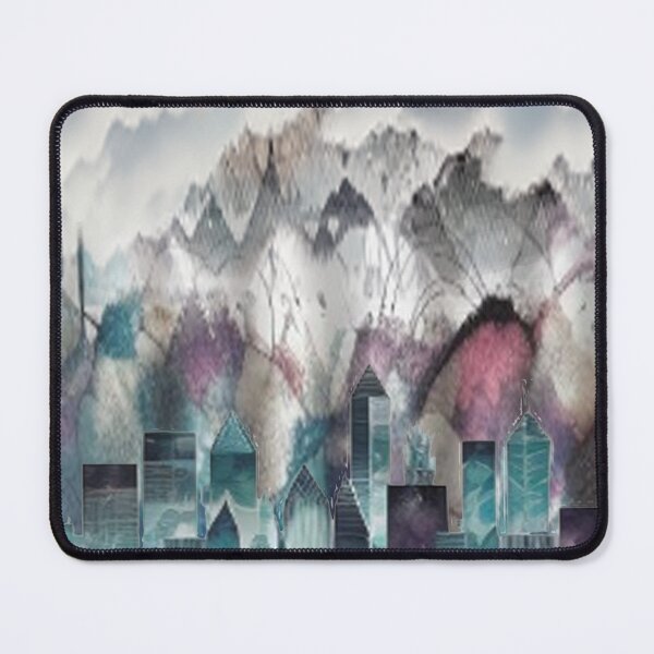 Item preview, Watercolors Sky Cloud Curtains designed and sold by TriForceDesign.