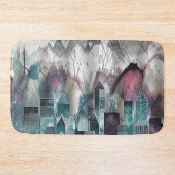 Item preview, Watercolors Sky Cloud Curtains designed and sold by TriForceDesign.