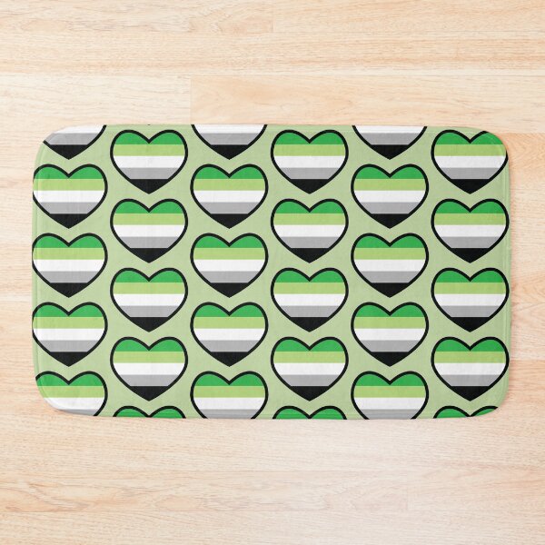 Item preview, Aromantic Flag Heart designed and sold by deadbeatprince-typography.