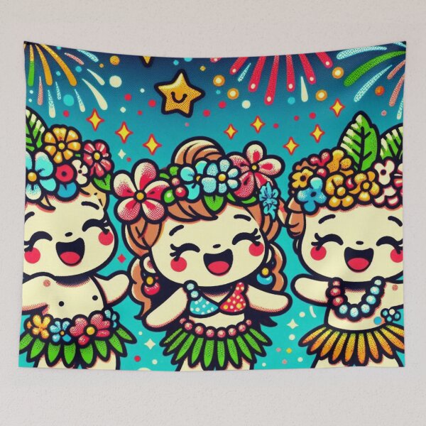 Item preview, Enchanting Hula Kids - 247 designed and sold by sagaofsilence.