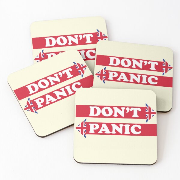 Item preview, Corporal Jones Don't Panic Quote designed and sold by McPod.