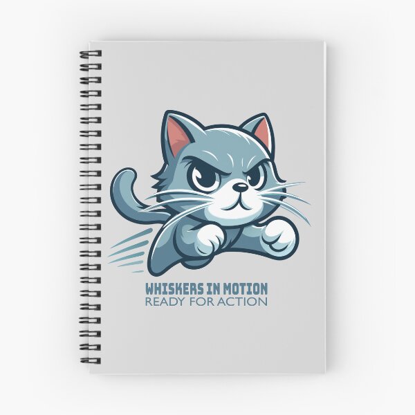 Item preview, Whiskers In Motion, Ready For Action designed and sold by ARkitekLO.