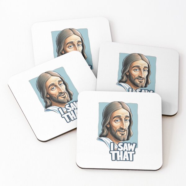 Item preview, Jesus I Saw That Meme Sticker | Funny Jesus Christ Meme | Religious Humor designed and sold by Trend-Seller.
