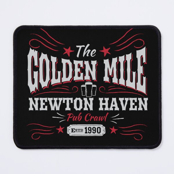 Item preview, The Golden Mile - Newton Haven Pub Crawl designed and sold by McPod.