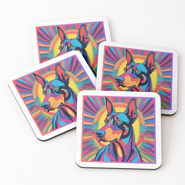 Item preview, Psychedelic Dog Doberman designed and sold by Pterodak.