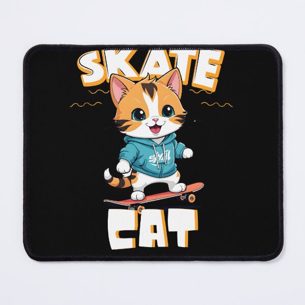 Item preview, skate cat designed and sold by misbahsiro.