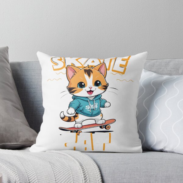Item preview, skate cat designed and sold by misbahsiro.