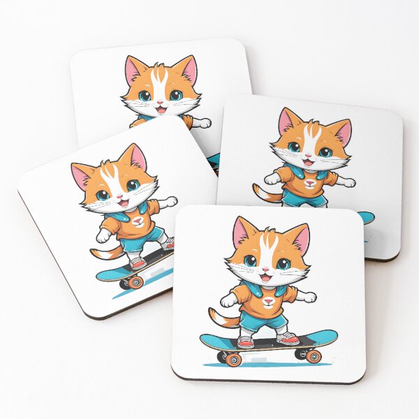 Item preview, cat skate designed and sold by misbahsiro.