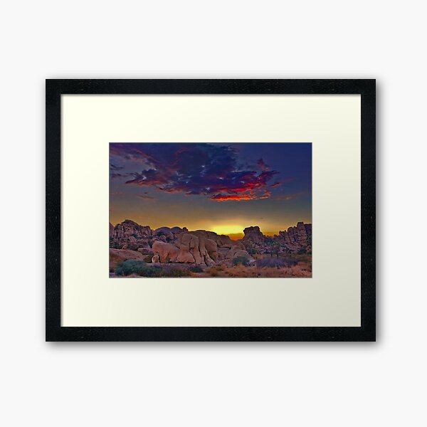 Deep Sunset Framed Art Print