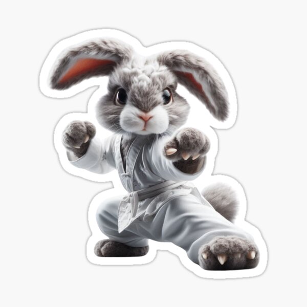 Item preview, Chinese Kung Fu Rabbit designed and sold by yushun1224.