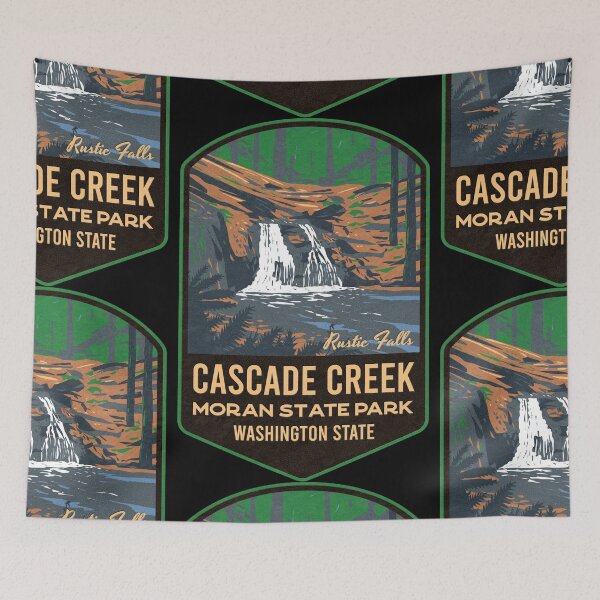 Item preview, Moran State Park Rustic Falls designed and sold by JordanHolmes.