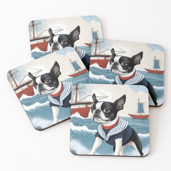 Item preview, Sailor Boston Terriers.... Well, I Guess It Could Happen  designed and sold by Hall-O-Gram.