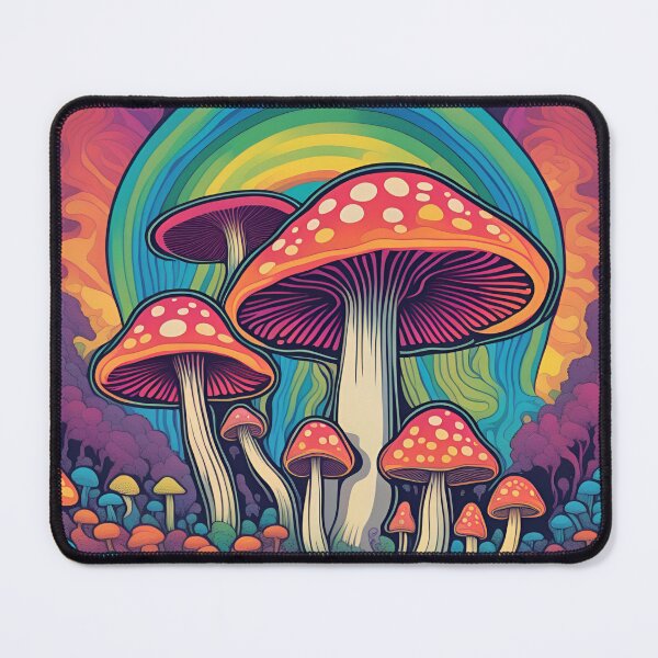 Item preview, Psychedelic Trippy Magic Muschrooms designed and sold by Pterodak.
