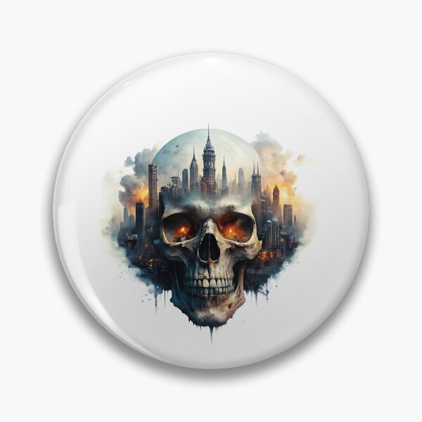 Item preview, Inferno Skull designed and sold by NickTaroDesign.