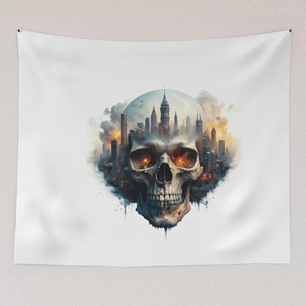 Item preview, Inferno Skull designed and sold by NickTaroDesign.