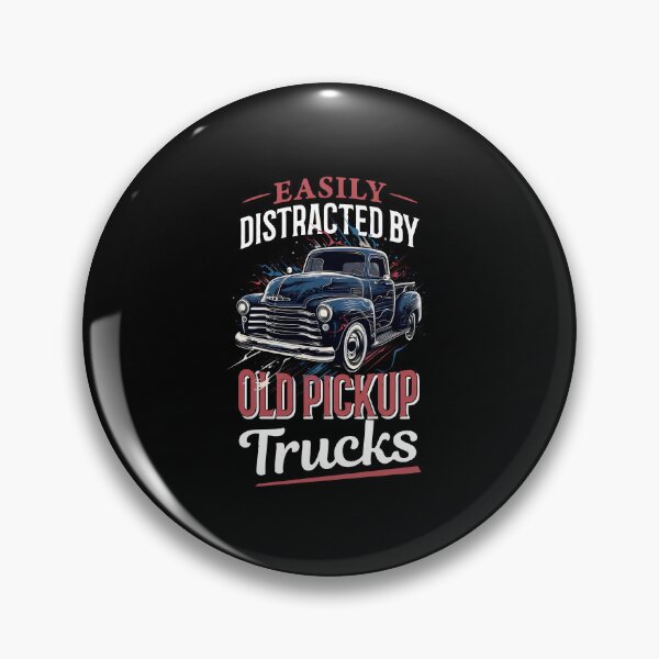 Artikelvorschau, Easily Distracted By Old Pickup Trucks Old American Pickup entworfen und verkauft von farhanhafeez.