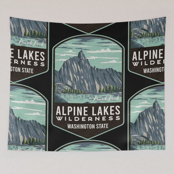 Item preview, Prusik Peak, Alpine Lakes Wilderness designed and sold by JordanHolmes.