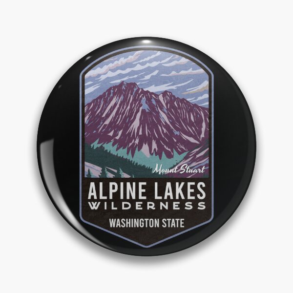 Item preview, Mount Stuart Alpine Lakes Wilderness designed and sold by JordanHolmes.