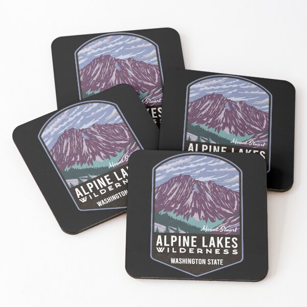 Item preview, Mount Stuart Alpine Lakes Wilderness designed and sold by JordanHolmes.