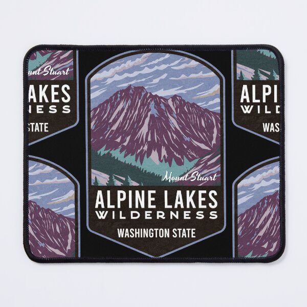 Item preview, Mount Stuart Alpine Lakes Wilderness designed and sold by JordanHolmes.