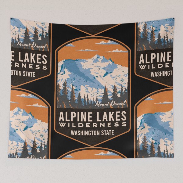 Item preview, Mount Daniel Alpine Lakes Wilderness designed and sold by JordanHolmes.
