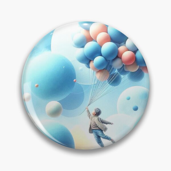 Item preview, Boy Floating Ballons designed and sold by connie campbell.