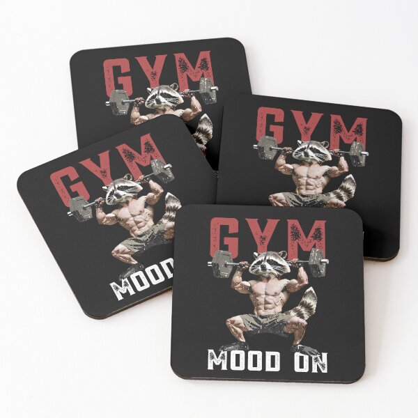 Item preview, Gym Mood On - Raccoon Gym designed and sold by OnTheTrend.
